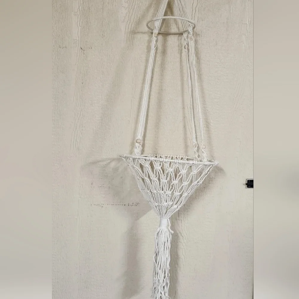 NEW! Macramé Ceiling Mounted Cat Bed for Average Size Cats!